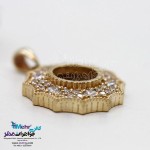 آویز طلا - طرح هندسی