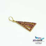 آویز طلا - طرح هندسی
