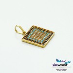 آویز طلا - طرح چشم نظر
