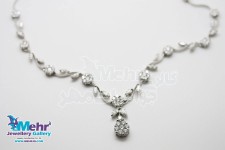گردنبند طلا - طرح فلاور