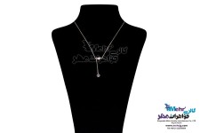 گردنبند طلا - طرح سنگ رنگی