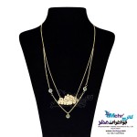 گردنبند طلا - طرح ابر و باران