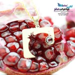 آویز طلا - طرح انار