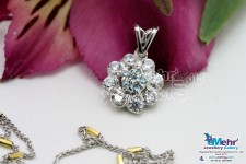 آویز جواهر - طرح گل