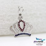 آویز طلا - طرح تاج