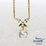 گردنبند طلا - طرح پروانه