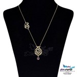 گردنبند طلا - طرح انار و قو