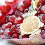 آویز طلا - طرح انار