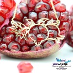 گردنبند طلا - طرح شاخه ی شکوفه ی انار