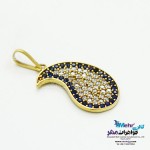 آویز طلا - طرح بته جقه