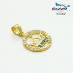آویز طلا - طرح تاج
