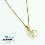 آویز طلا - طرح قلب
