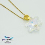 آویز طلا - سنگ سواروسکی برف