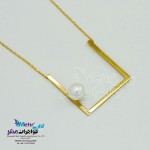 گردنبند طلا - طرح هندسی