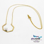 گردنبند طلا - طرح هندسی