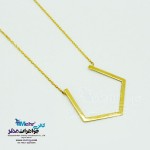 گردنبند طلا - طرح هندسی