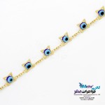 گردنبند طلا - طرح چشم نظر