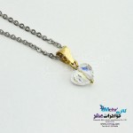 آویز طلا - سنگ سواروسکی قلب