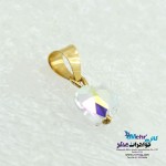 آویز طلا - سنگ سواروسکی قلب