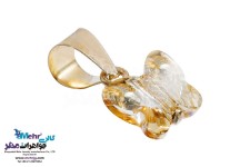 آویز طلا - سنگ سواروسکی پروانه