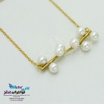 گردنبند طلا - طرح شاخه ی مروارید