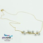 گردنبند طلا - طرح شاخه ی مروارید