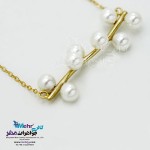 گردنبند طلا - طرح شاخه ی مروارید