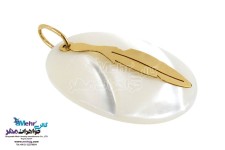 آویز طلا - طرح پر