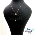 گردنبند طلا - سنگ سواروسکی مکعب