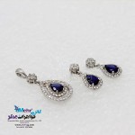 نیم ست طلا - آویز و گوشواره - طرح اشک