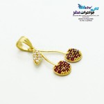 آویز طلا - طرح گیلاس