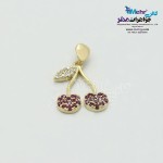 آویز طلا - طرح گیلاس