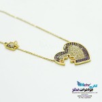 گردنبند طلا - طرح پازل قلب