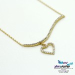 گردنبند طلا - طرح شاخه ی قلب