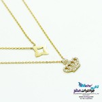 گردنبند طلا - طرح تاج و ستاره