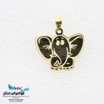 آویز طلا - طرح فیل