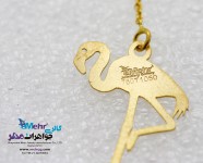 گردنبند طلا - طرح فلامینگو