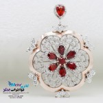آویز جواهر - طرح یاقوت نشان