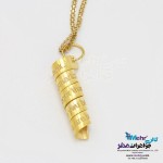 آویز طلا - طرح شجاع و قوی و باهوش