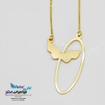 گردنبند طلا - طرح پروانه