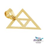 آویز طلا - طرح هندسی
