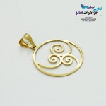 آویز طلا - طرح اسپیرال