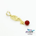 آویز طلا - طرح حلزون