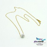 گردنبند طلا - طرح سواروسکی
