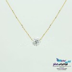 گردنبند طلا - طرح سواروسکی
