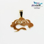 آویز طلا - طرح ابر