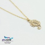 گردنبند طلا - طرح بته جقه