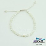 دستبند طلا و سنگ - طرح گوی تراش