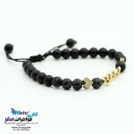 دستبند طلا و سنگ - طرح کارتیه