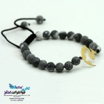 دستبند طلا و سنگ - طرح گوزن